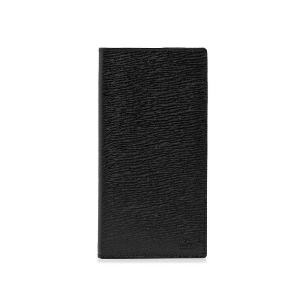 Gucci Bi-fold Long Wallet, Billfold, 03948, Black Leather, Women's, GUCCI